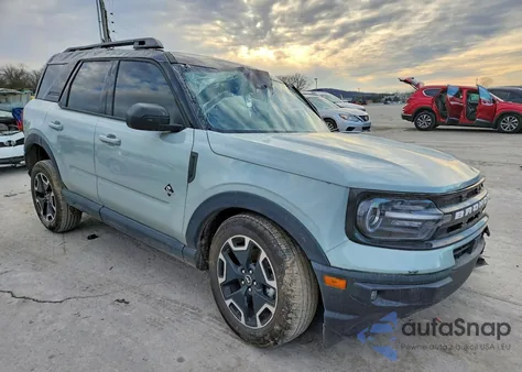 2024 Ford Bronco Sport Outer Banks z USA, uszkodzony, nr VIN 3FMCR9C68RRF17692